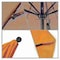 California Umbrella 11' Black Aluminum Market Patio Umbrella, Sunbrella Tuscan 194061333334 - alternate 2